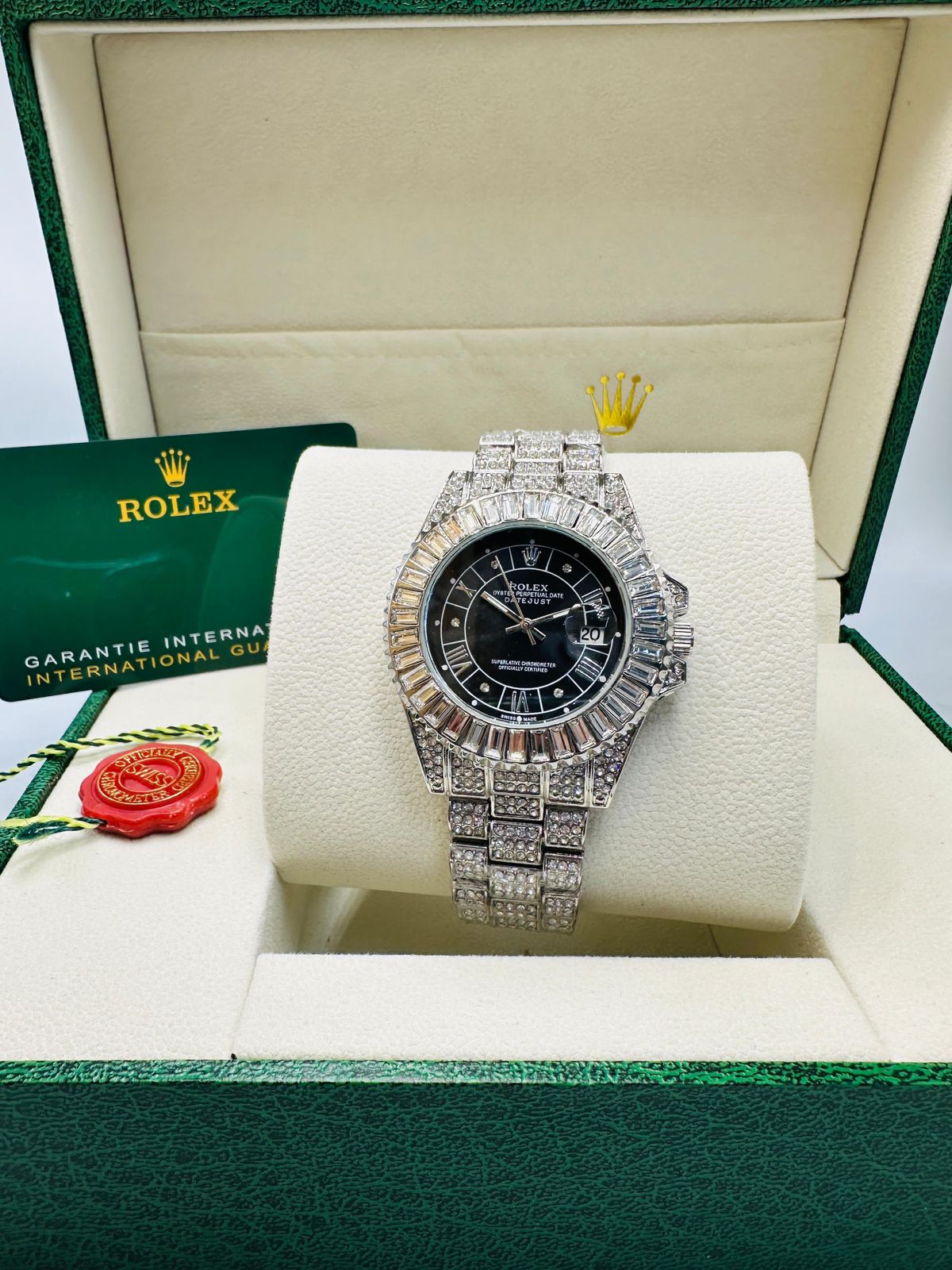 Rolex diamond watch