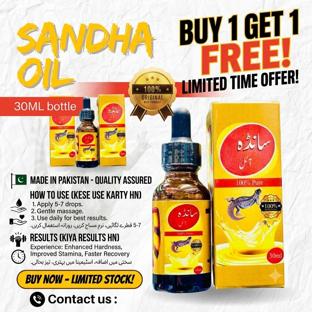 Sandha Oil buy one get one free