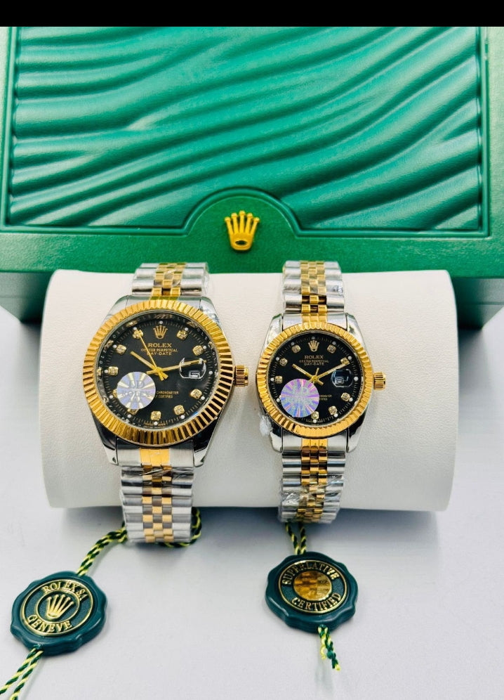 Rolax couple watch
