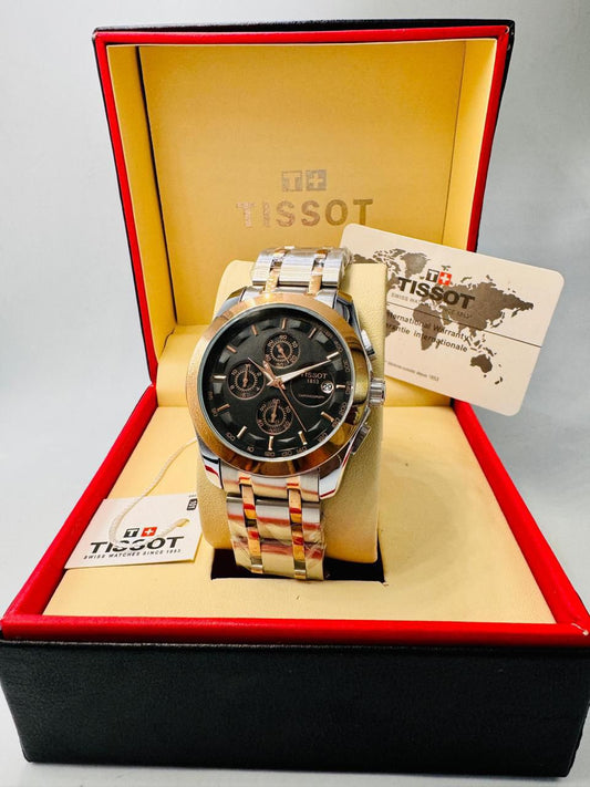 tissot white and black