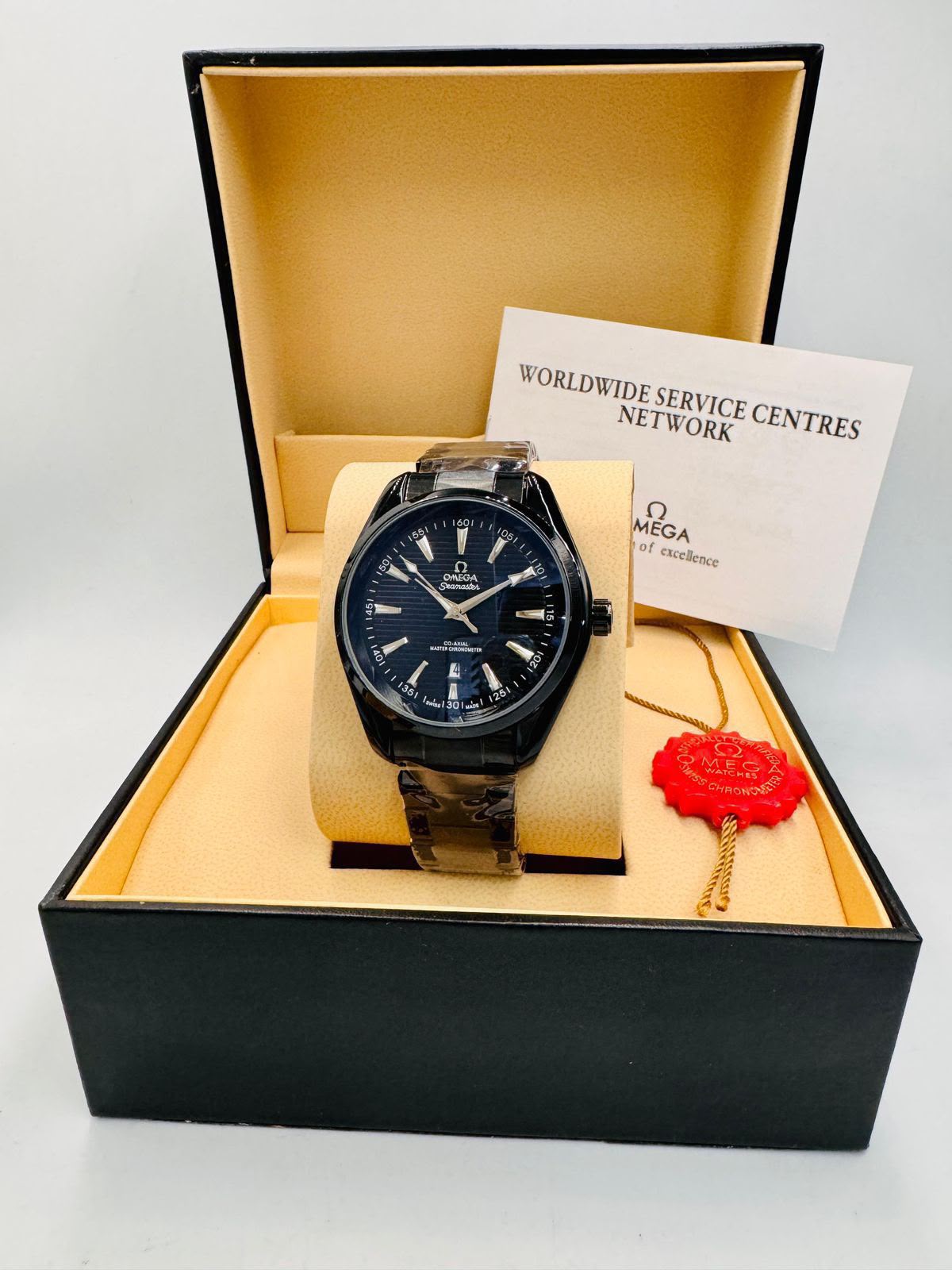 omega leather strap